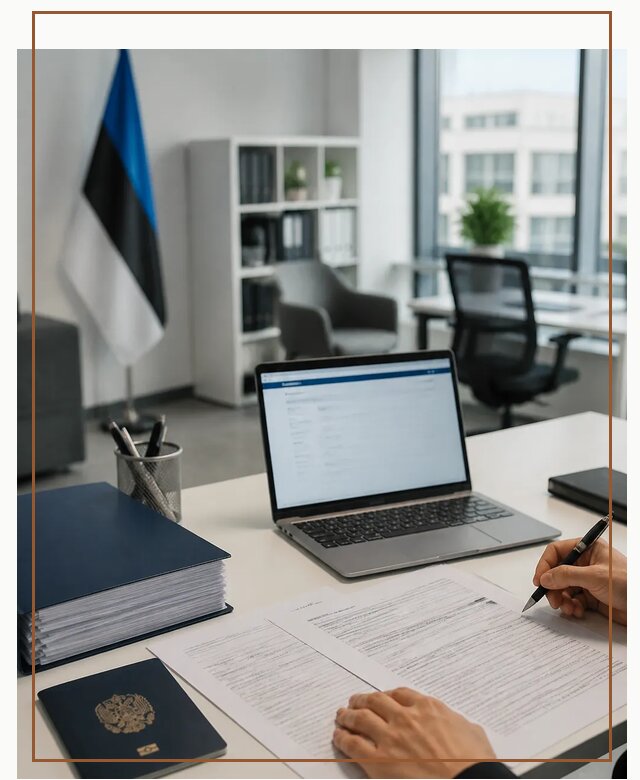Оформление ВНЖ в Эстонии для переезда и легального проживания в Сафонове